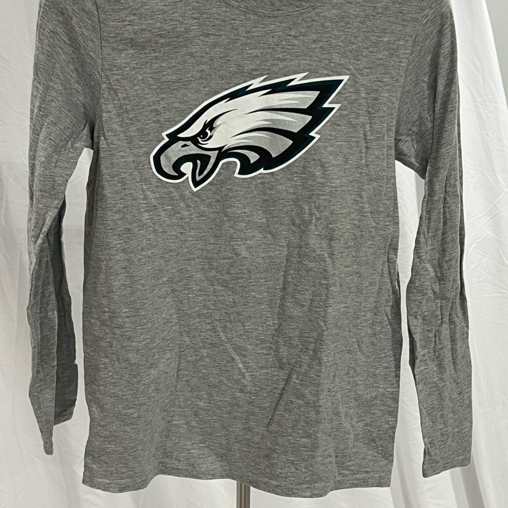 Fanatics Heather Gray Eagles Logo Shirt